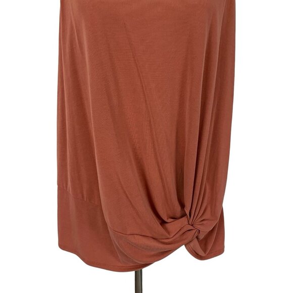 Torrid Tank Top 00 Brown Twist Front Casual Plus Size Trendy - Picture 2 of 7